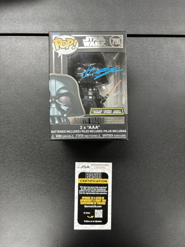 Hayden Christensen Signed Autographed Darth Vader #795 Funko Pop! Star Wars. JSA