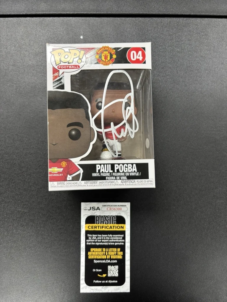Paul Pogba Autographed Signed Manchester United Funko 04 Jsa Coa