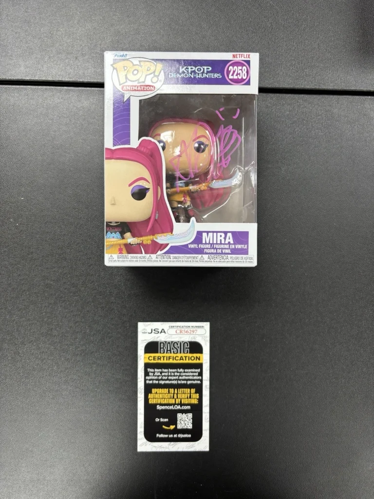 Audrey Nuna Signed #2258 Mira K-POP Demon Hunters Funko Jsa Coa