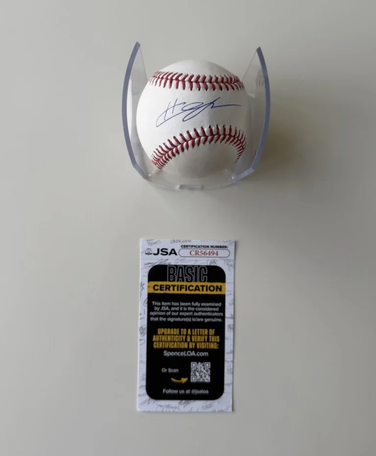 Hayden Christensen Actor Autographed Baseball Star Wars Anakin Skywalker JSA COA