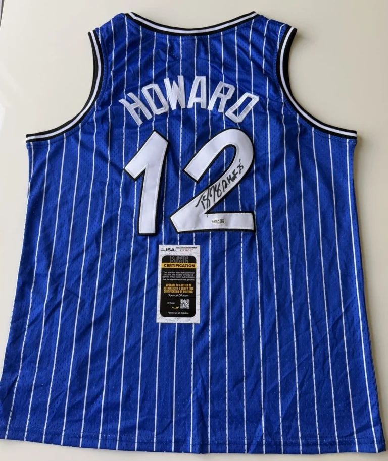 Dwight Howard Orlando Magic Autographed Jersey NBA Star Inscribed HOF 25 JSA COA