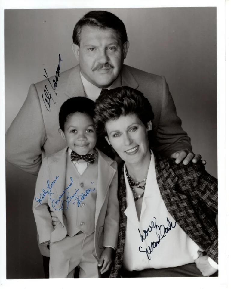 ALEX KARRAS EMMANUEL LEWIS SUSAN CLARK signed autographed 8x10 WEBSTER photo