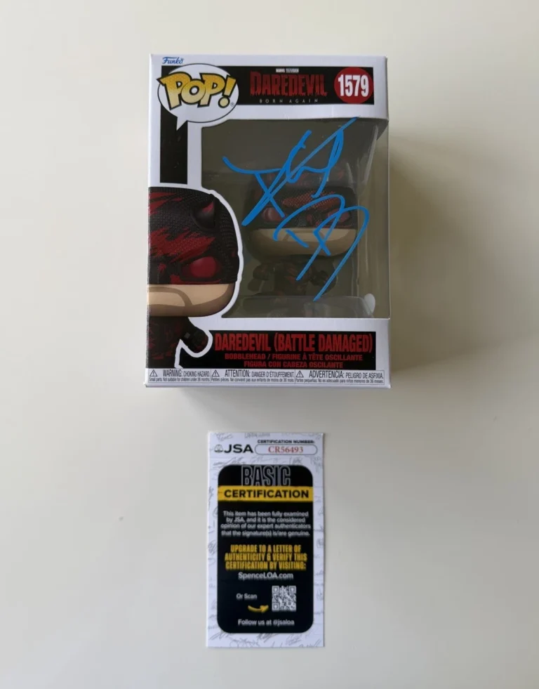 Charlie Cox Daredevil Born Again Autographed Funko Pop 1579 Actor JSA COA