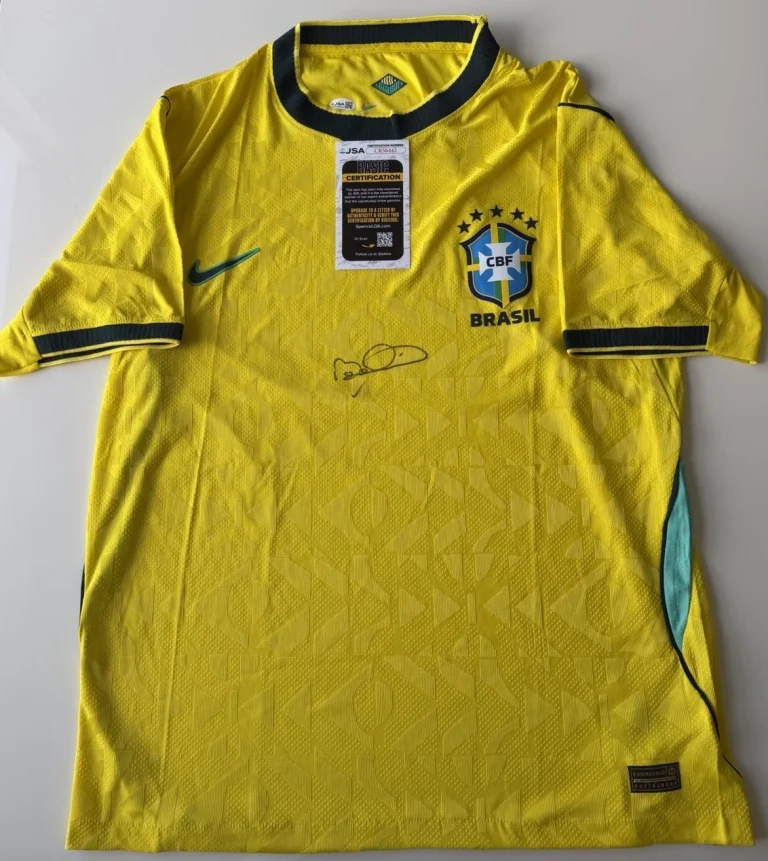 Bebeto Autographed Brazil National Team Jersey Soccer Star World Cup JSA COA