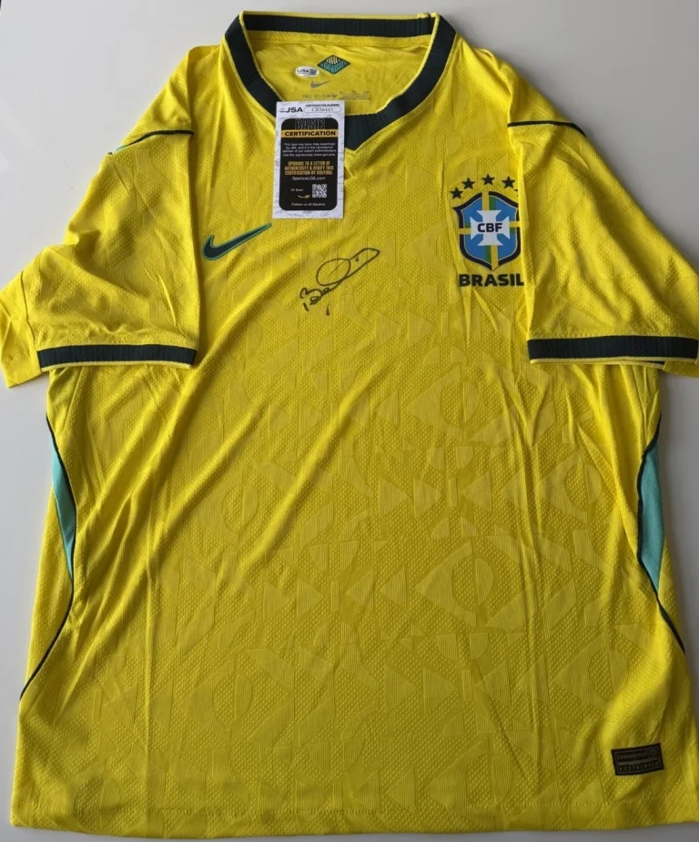 Bebeto Autographed Brazil National Team Jersey Soccer Star World Cup JSA COA