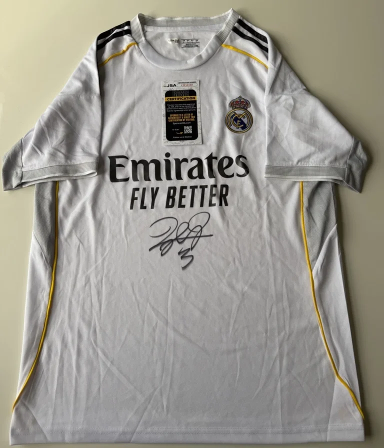 Pepe Autographed Real Madrid Jersey Portugal Star Fifa JSA COA