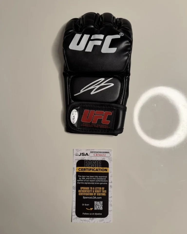 Sean Strickland Fighter Autographed UFC Glove MMA UFC Champ JSA COA