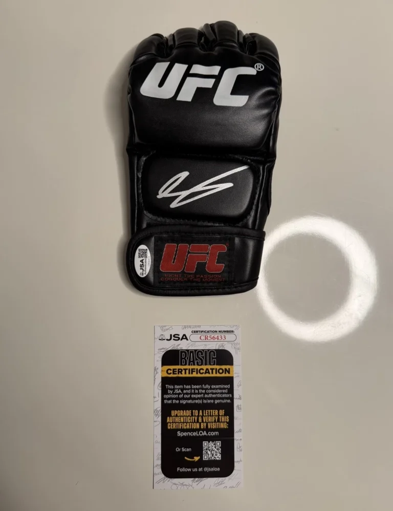 Sean Strickland Fighter Autographed UFC Glove MMA UFC Champ JSA COA