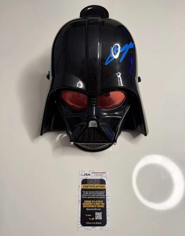 Hayden Christensen Autographed Darth Vader Mask Star Wars Actor JSA COA