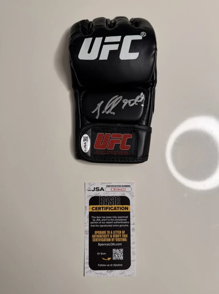 Gable Steveson Autographed UFC Glove MMA Fighter Future Champ JSA COA