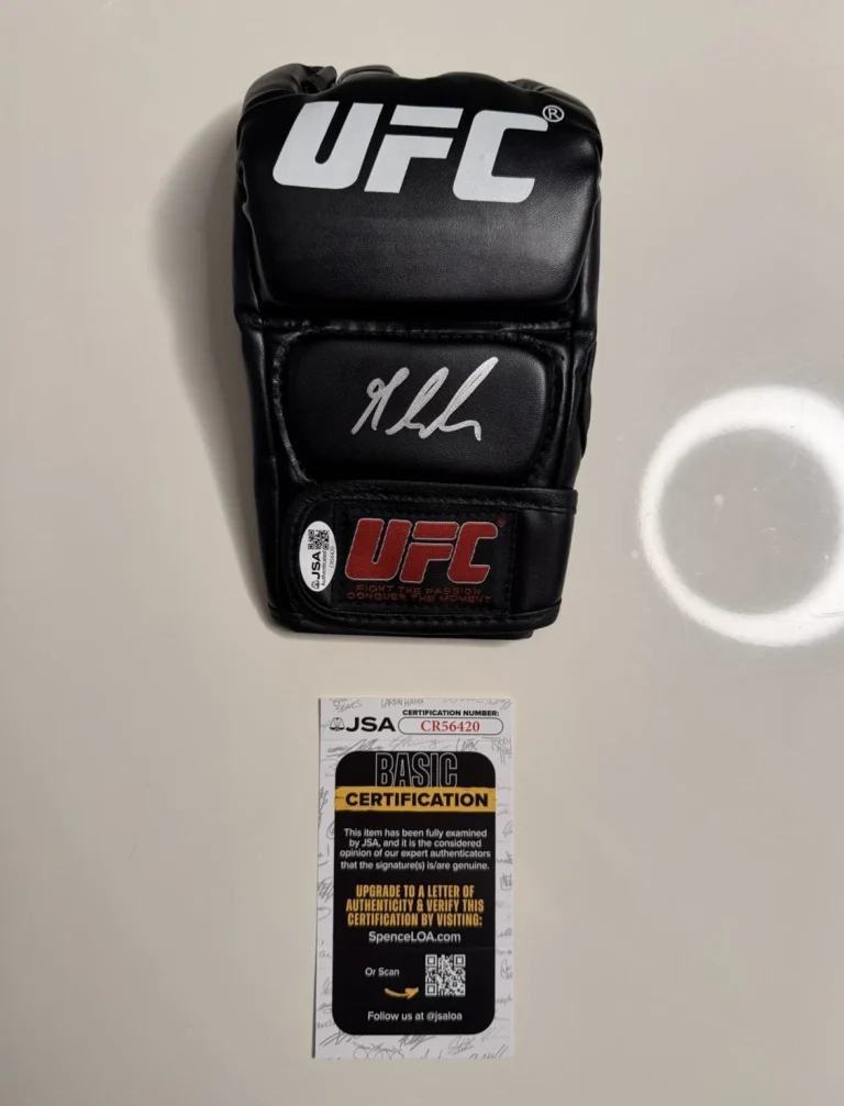 Gable Steveson Autographed UFC Glove MMA Fighter Future Champ JSA COA