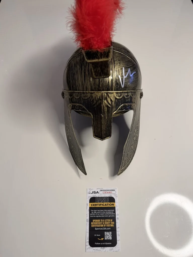 Matt Damon Autographed Odysseus Helmet Actor Hollywood Rare JSA COA