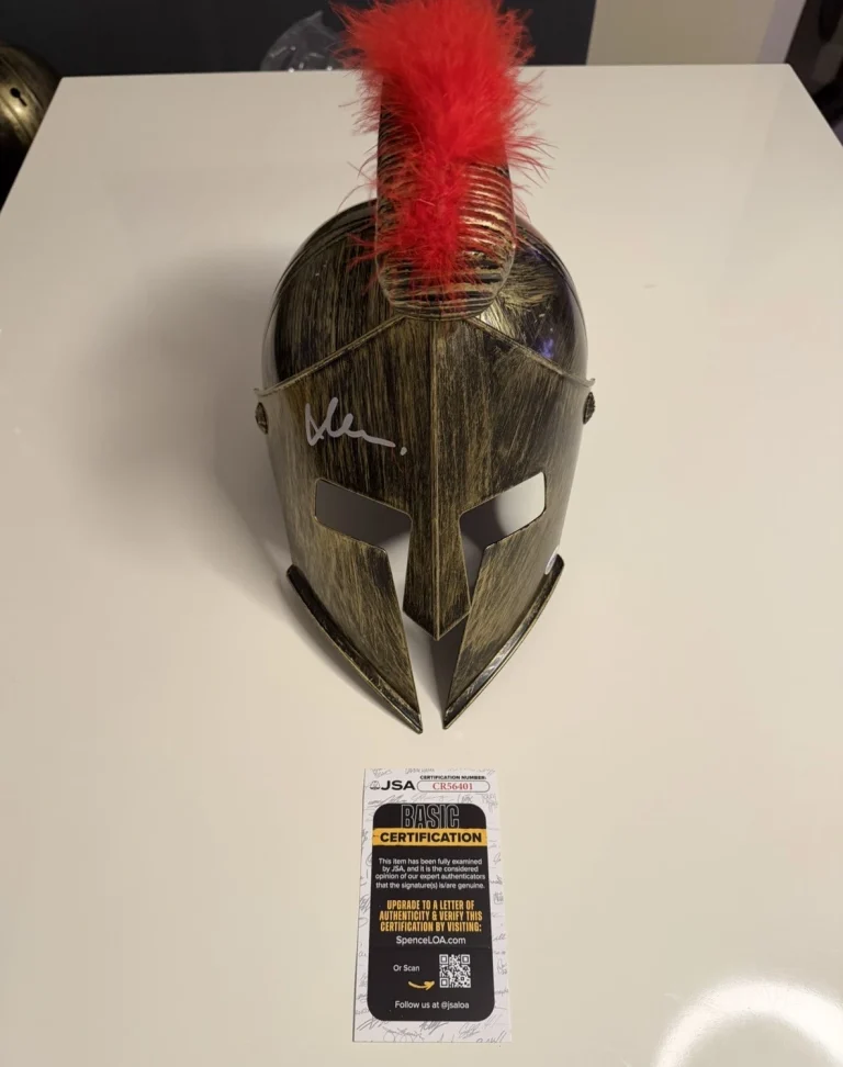 Matt Damon Autographed Odysseus Helmet Actor Hollywood Rare JSA COA