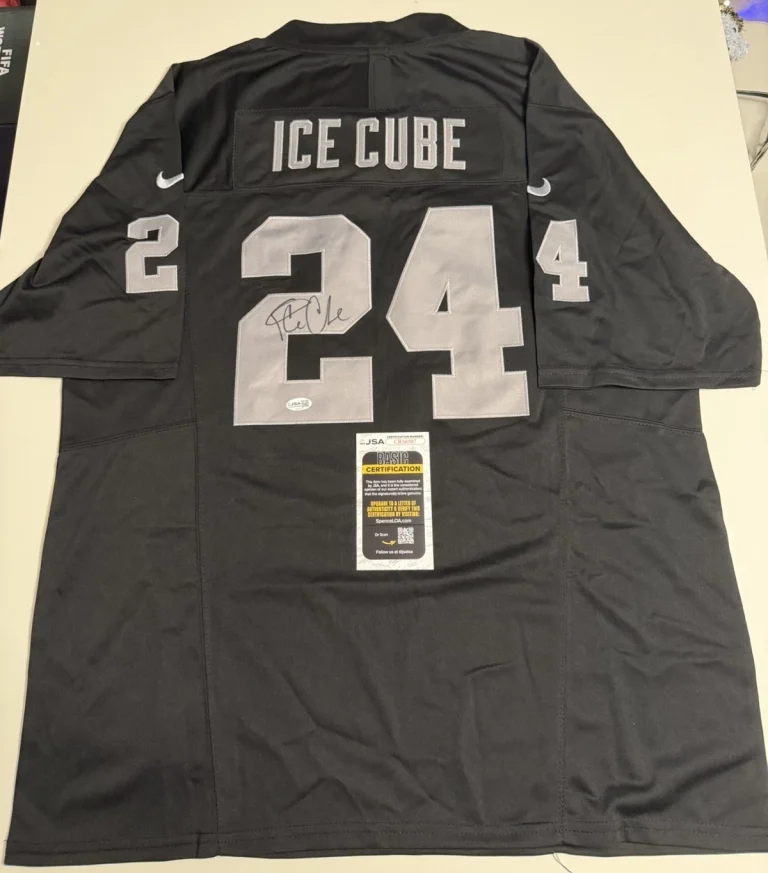 Ice Cube Oakland Raiders Autographed Jersey NWA Westside Rare Hollywood JSA COA