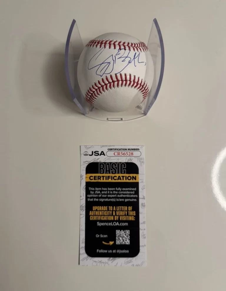 Gerard Butler Actor Autographed Baseball Hollywood JSA COA