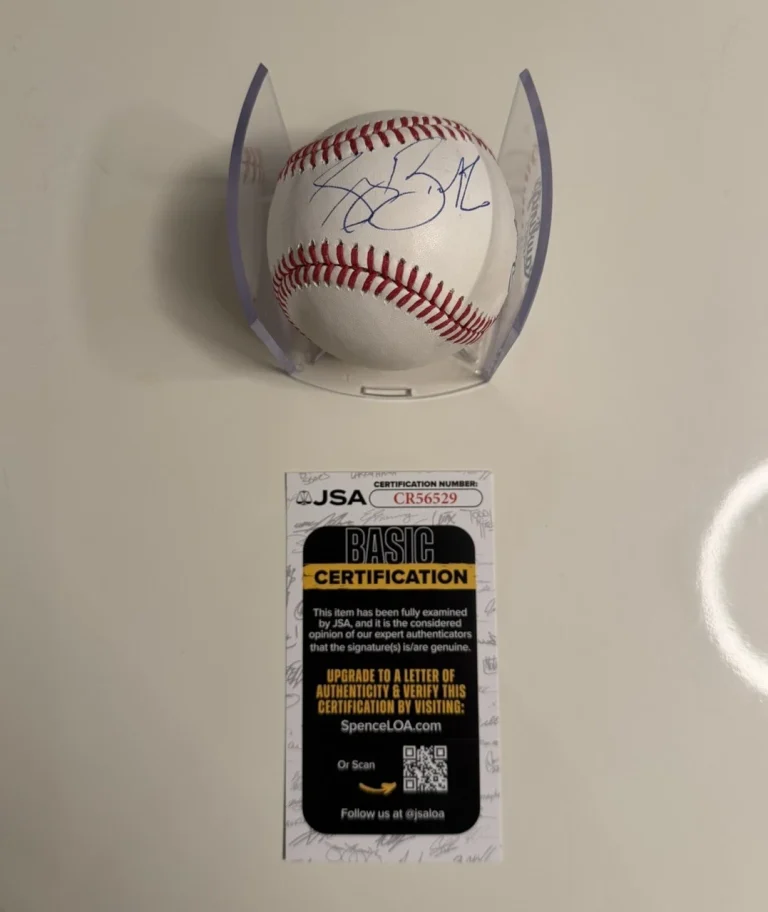 Gerard Butler Actor Autographed Baseball Hollywood JSA COA