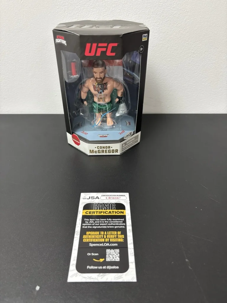 Conor Mcgregor Signed Autographed Action Figure. Octagon Fighters Jsa. Notorious