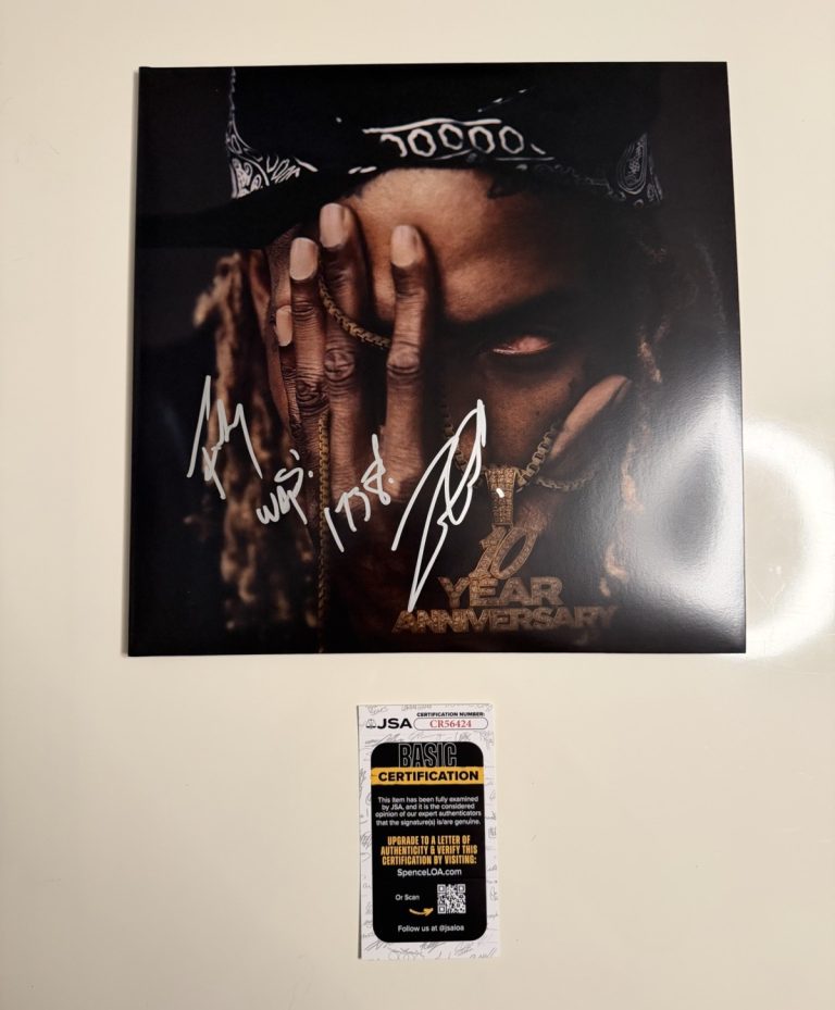 Fetty Wap Rapper Autographed Fetty Wap Self-Titled Vinyl 10 Year 1738! JSA COA