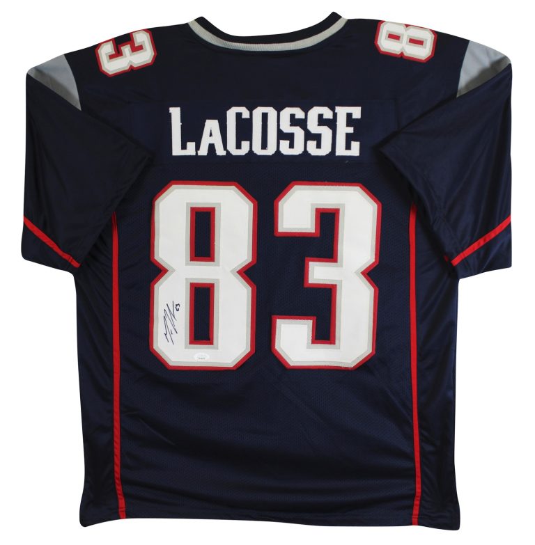 Matt LaCosse Authentic Signed Navy Pro Style Jersey Autographed JSA #FF46279