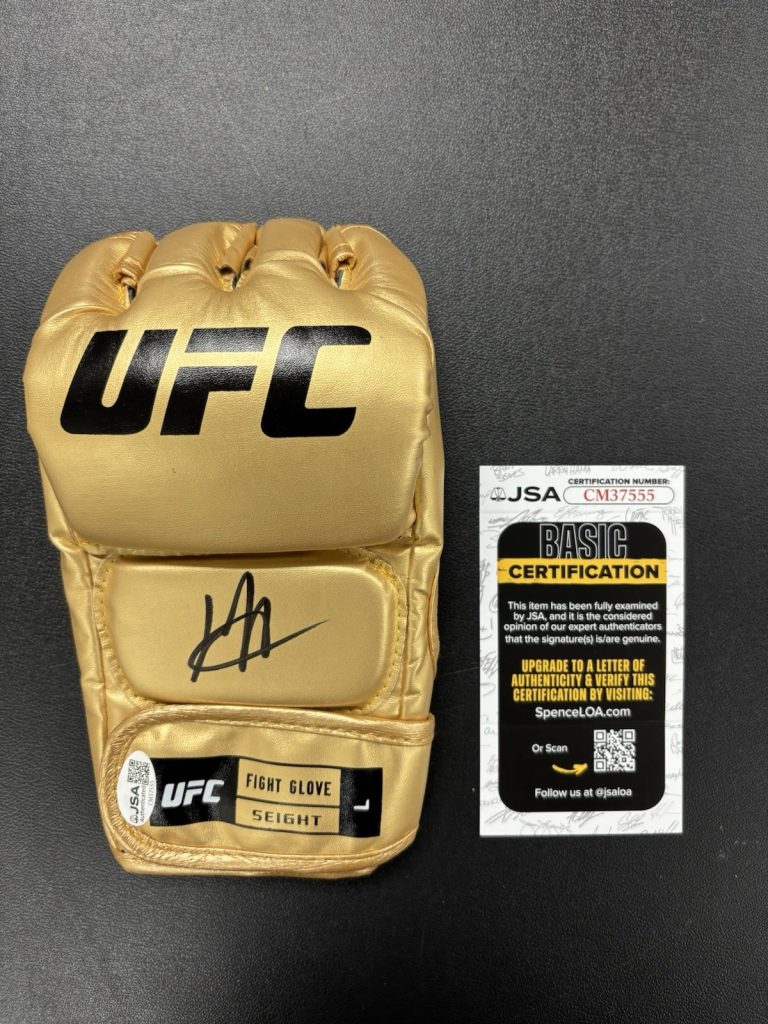 Joshua Josh Hokit Signed Autographed UFC Glove MMA FIGHTER Undefeated JSA Coa