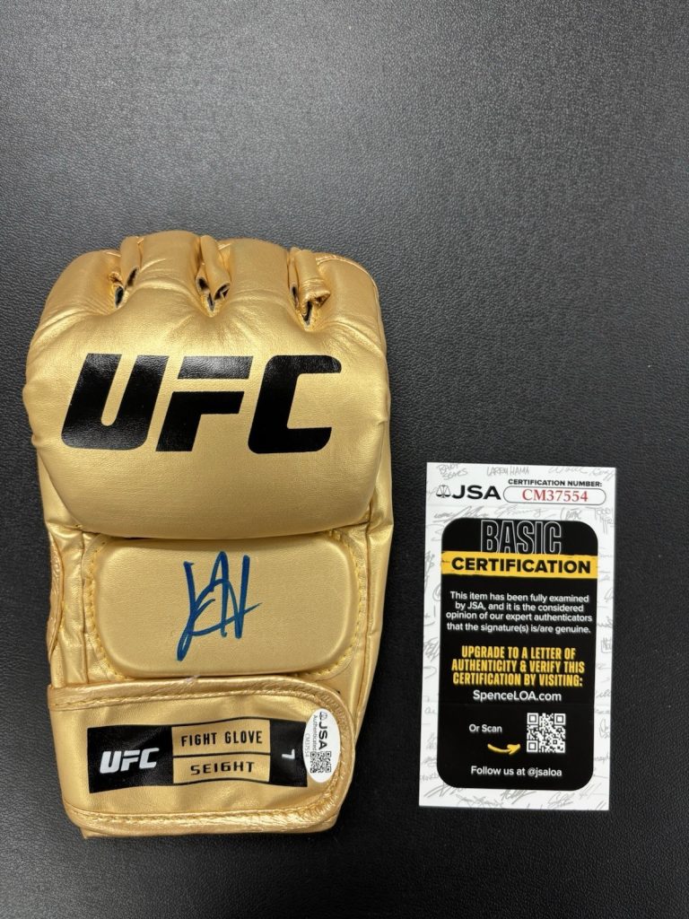Joshua Josh Hokit Signed Autographed UFC Glove MMA FIGHTER Undefeated JSA Coa
