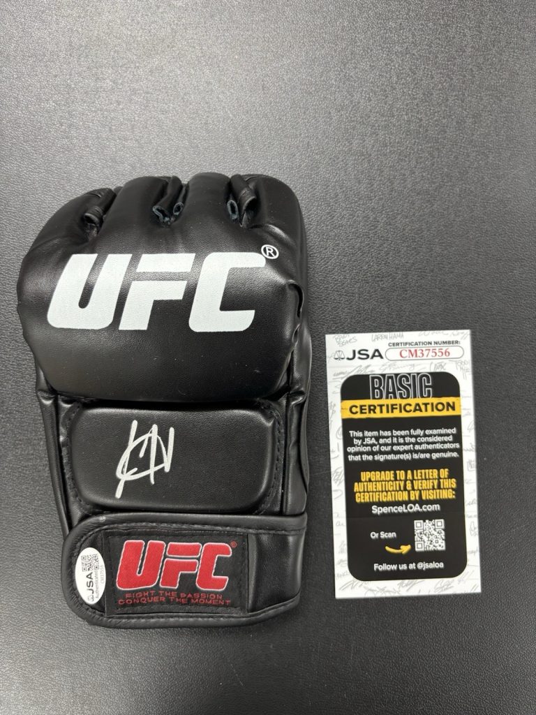 Joshua Josh Hokit Signed Autographed UFC Glove MMA FIGHTER Undefeated JSA Coa