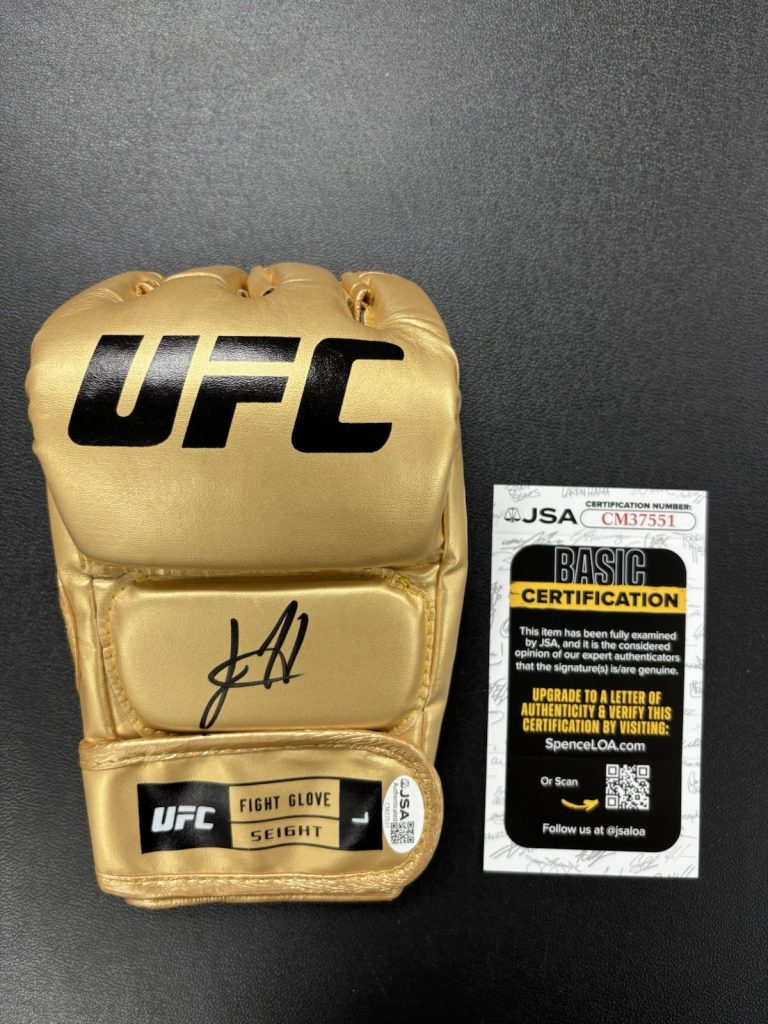 Joshua Josh Hokit Signed Autographed UFC Glove MMA FIGHTER Undefeated JSA Coa