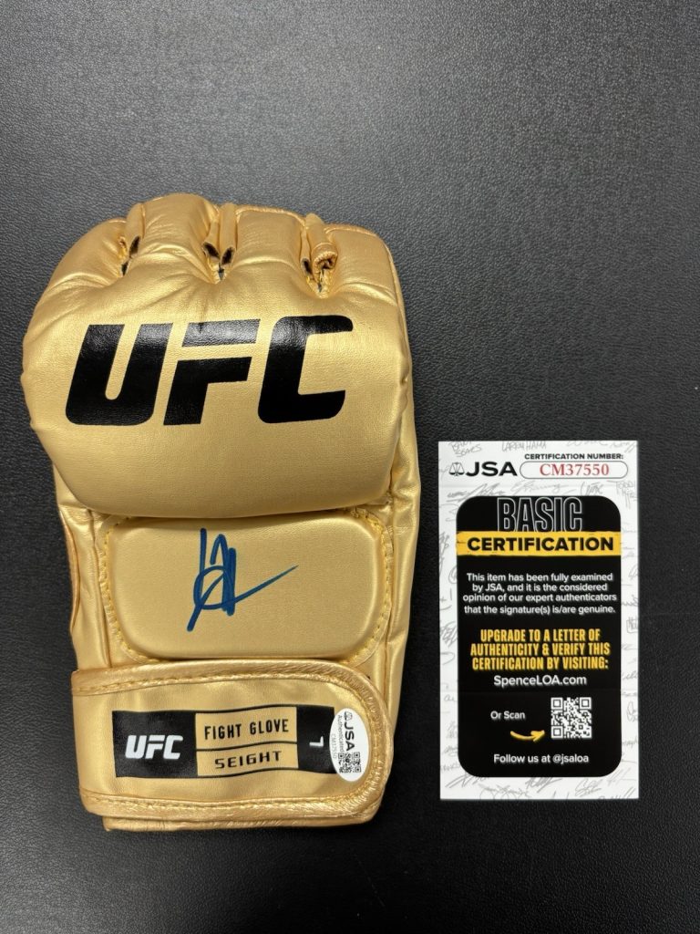 Joshua Josh Hokit Signed Autographed UFC Glove MMA FIGHTER Undefeated JSA Coa