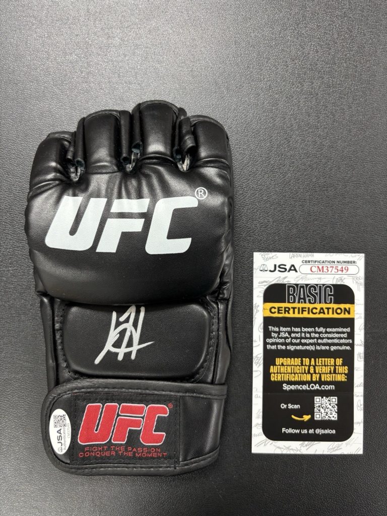 Joshua Josh Hokit Signed Autographed UFC Glove MMA FIGHTER Undefeated JSA Coa