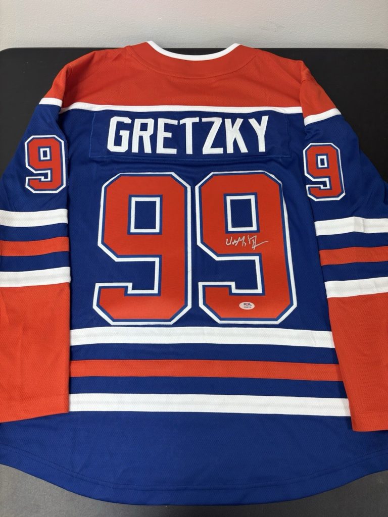 Wayne Gretzky Edmonton Oilers Autographed Signed Authentic Jersey! Psa Coa