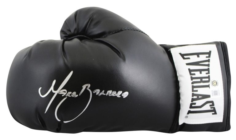 Marco Antonio Barrera Authentic Signed Black Left Hand Everlast Boxing Glove BAS