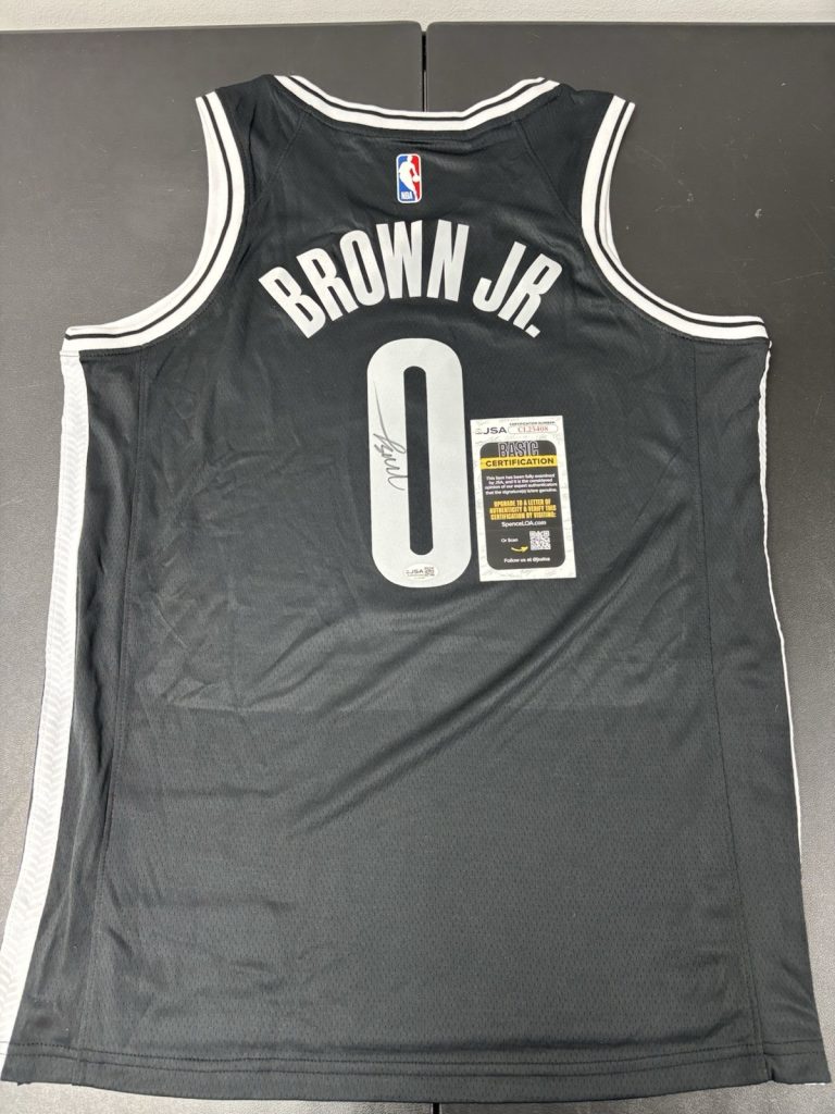MIKEL BROWN JR. SIGNED Autographed JERSEY JSA COA BROOKLYN NETS