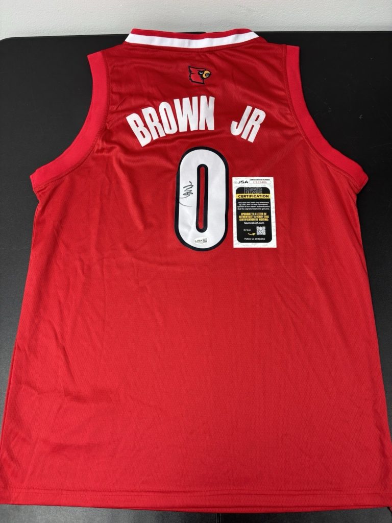 Mikel Brown Jr Signed Jersey JSA CERT Louisville Brooklyn Nets Autographed