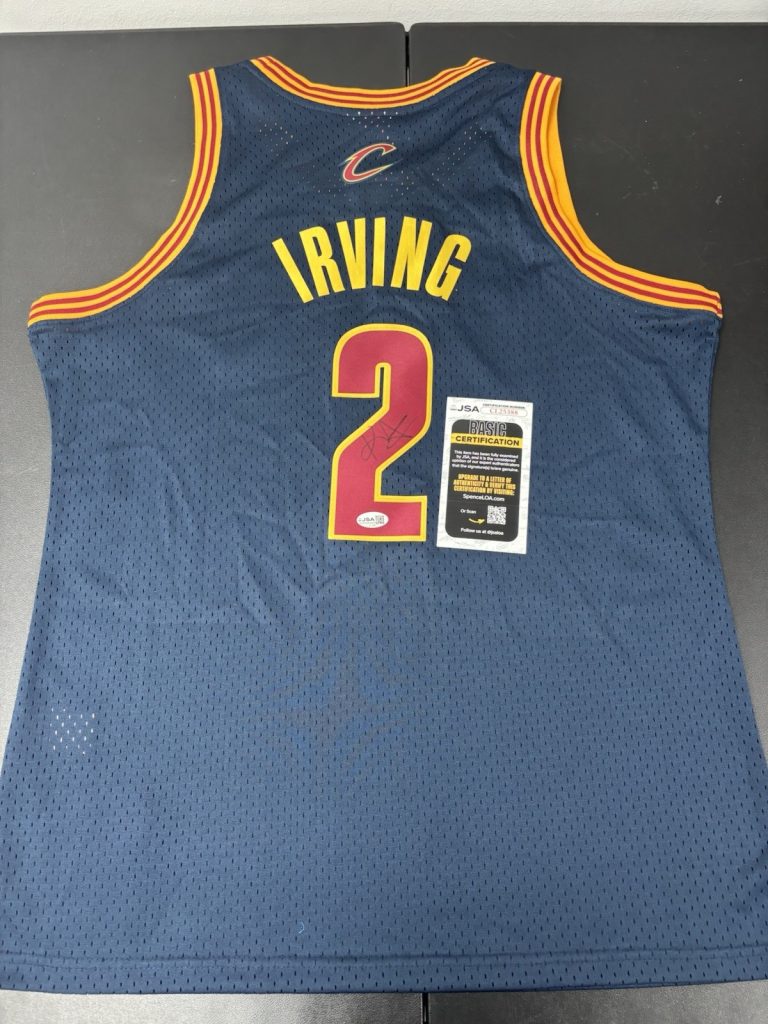 Kyrie Irving Signed Autographed Cleveland Cavaliers Jersey JSA COA.