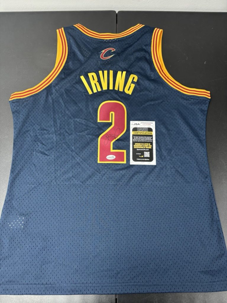 Kyrie Irving Signed Autographed Cleveland Cavaliers Jersey JSA COA.