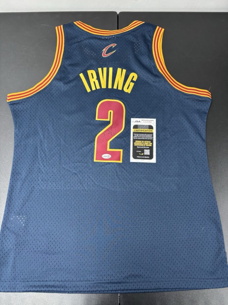 Kyrie Irving Signed Autographed Cleveland Cavaliers Jersey JSA COA.
