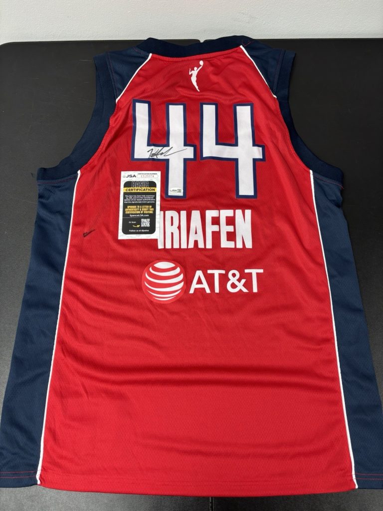 Kiki Iriafen Signed Washington Mystics Jersey Autographed JSA COA