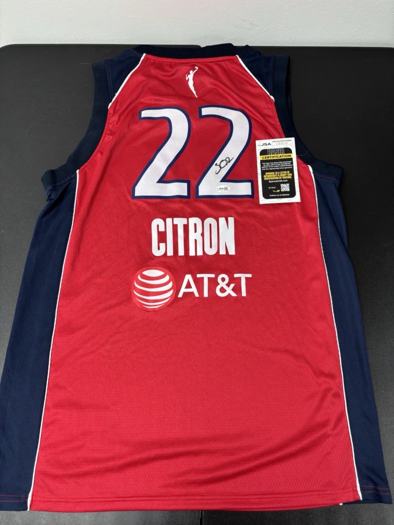 Sonia Citron Washington Mystics Autographed Signed Jersey! JSA Coa