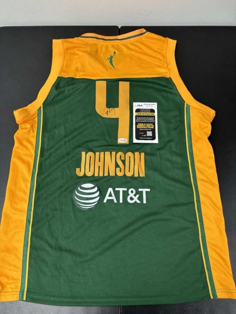 Flau’jae Johnson Nike Jersey JSA COA AUTO Seattle Storm WNBA Autograph
