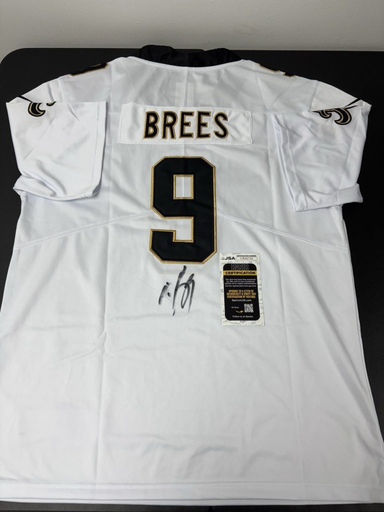 Drew Brees Signed Autographed New Orleans Saints Jersey. JSA Coa. HOF. Rare.
