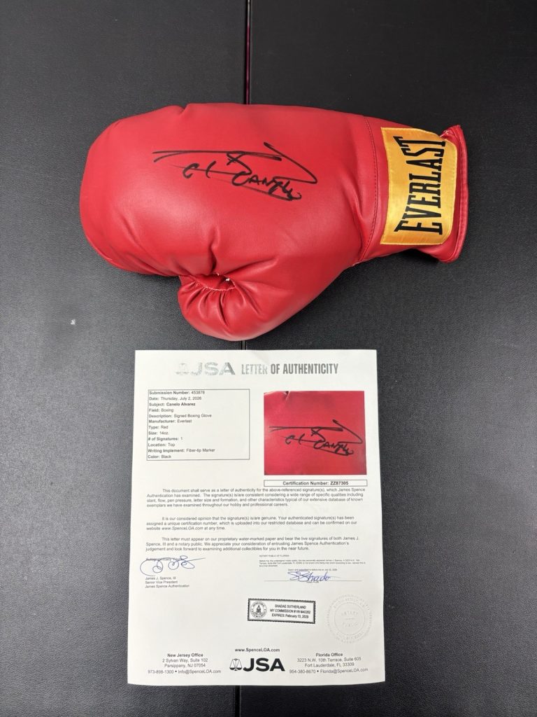 Saul Canelo Alvarez SIGNED Autographed Everlast Boxing Glove. Jsa Loa