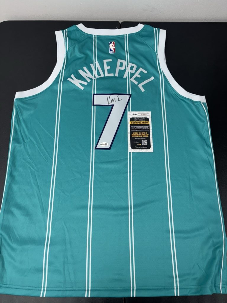 Kon Knueppel Charlotte Hornets Autographed Signed Jersey! JSA Coa