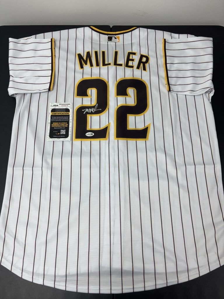 Mason Miller Signed Autographed San Diego Padres Jersey JSA COA