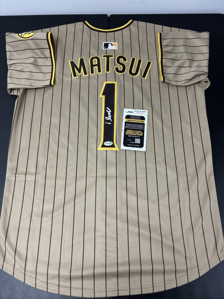 Yuki Matsui San Diego Padres Autographed Signed  Jersey JSA Certified
