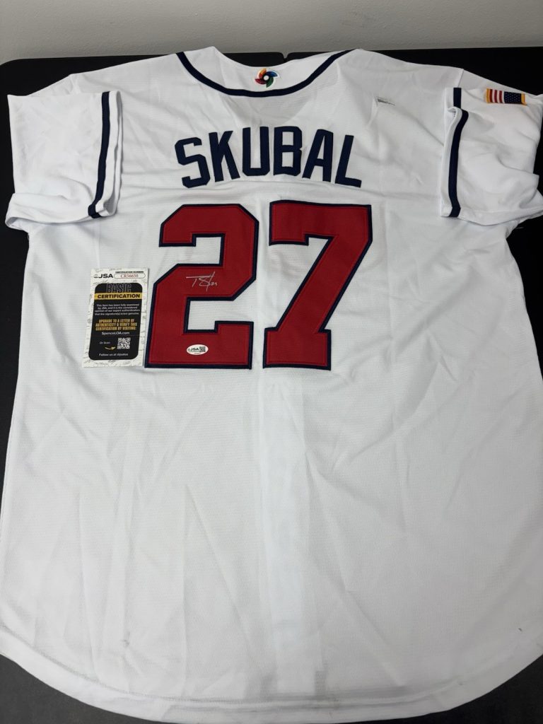 TARIK SKUBAL SIGNED Autographed TEAM USA JERSEY 2026 WBC JSA COA