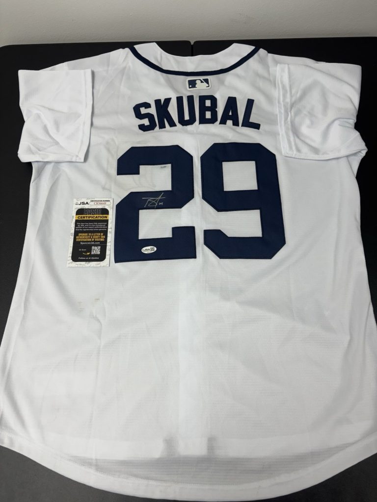 Tarik Skubal Signed Autographed Detroit Tigers Jersey. JSA Coa