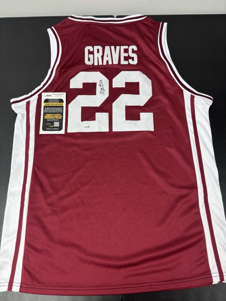 Allen Graves Signed Autographed Santa Clara Broncos Autographed Jersey. JSA