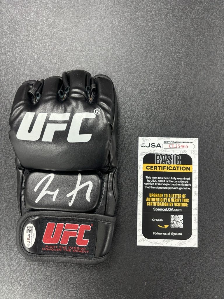 Max Holloway Signed Autographed UFC Glove. JSA Coa. Blessed