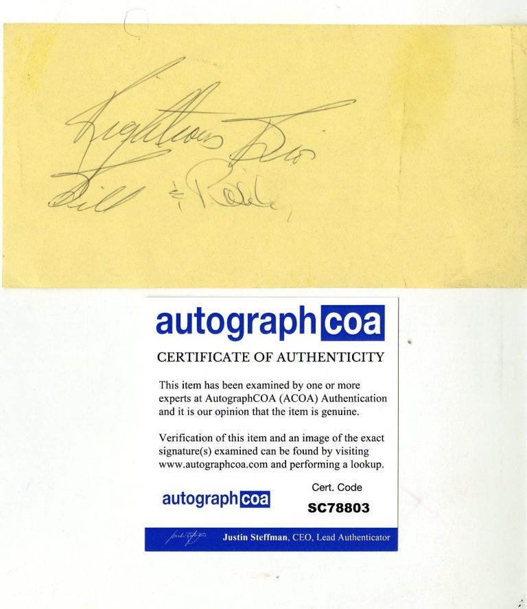 The Righteous Brothers Bill and Bobby, SIGNED cut, ACOA Certified.