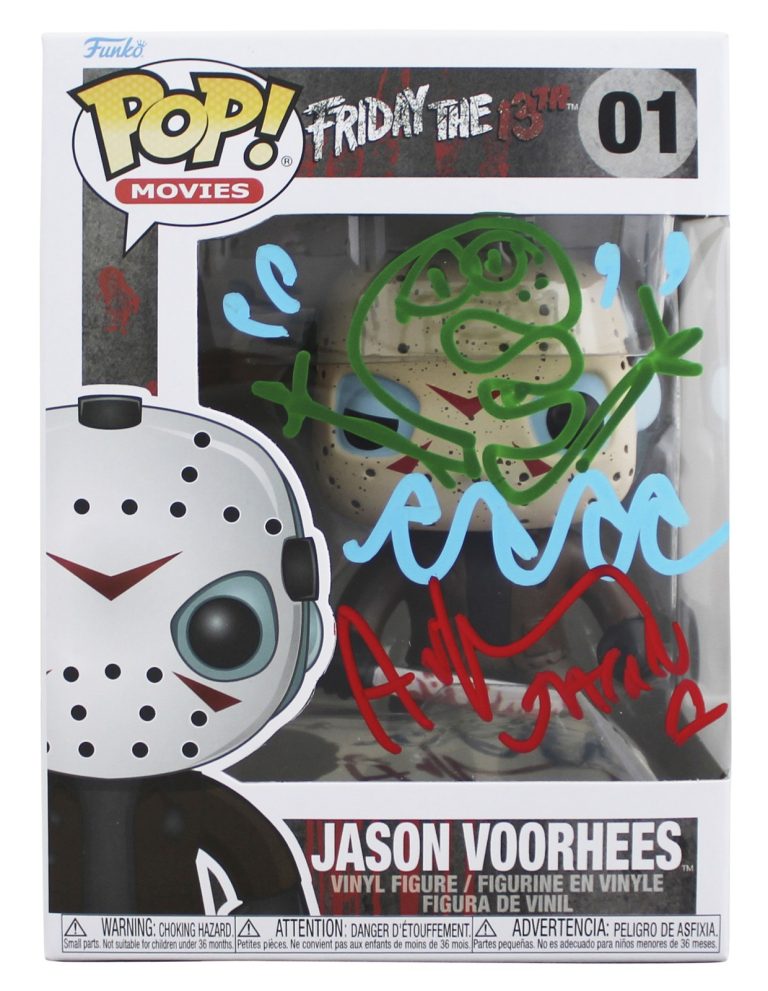 Ari Lehman Friday The 13th Signed Jason #01 Funko Pop Figure W/ Sketch BAS Wit